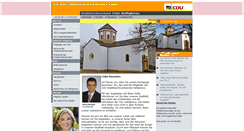 Desktop Screenshot of cdu-trier-heiligkreuz.de